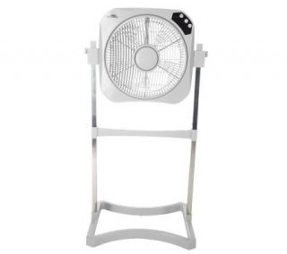 Air Innovations 12 Adjustable Stand Fan w/ Remote Control —
