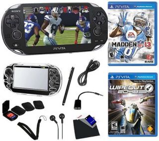 PS Vita Madden 13 Bundle with Wi Fi, 2 Games, and Accessories