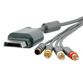 Video Composite 3 RCA Adapter Cable Cord 6ft HDMI Cable for Xbox 360