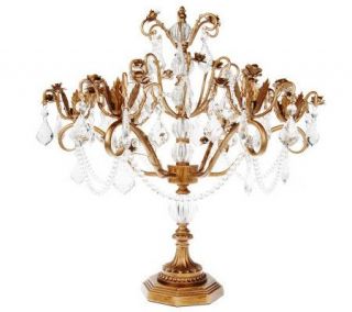 Opulent Treasures CrystalAccented Six Taper Candelabra —