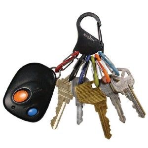 Nite Ize Keyrack Keychain Key Holder Stainless Steel Black Organize