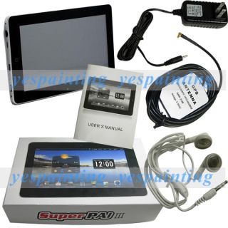  tablet pc 1 x ac adapter 1 x gps antenna 1 x earphone 1 x user manual