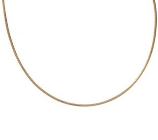 EternaGold 20 Reversible 3MM Omega Necklace 14K Gold, 8.2g —