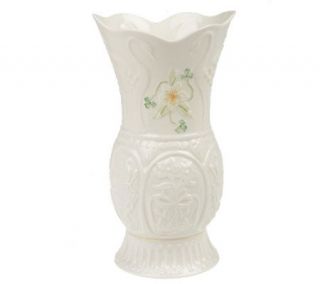 Belleek 2006 End of Edition Heirloom Irish Lace 10 inch Vase