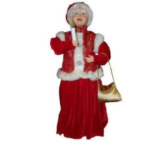 30 Animated Traditional Mrs. Claus with Candleby Sterling —