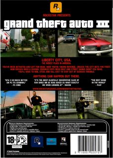 Brand New Computer PC Video Game Grand Theft Auto 3 0710425212031