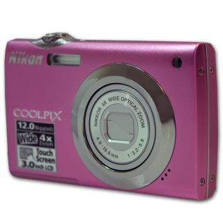 nikon coolpix s4000 12mp digital camera pink new all brand new factory