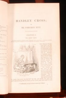 1854 1860 3 Vols Works Surtees Handley Cross Ask Mamma Plain Ringlets
