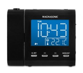 Magnasonic Auto Time Set Clock Radio —