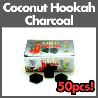 Coconut Husk Hookah Charcoal Shisha Coal Coco Jamra 50