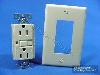 Cooper Wiring Ivory GFCI GFI Outlet Receptacles 15AXGF15V M