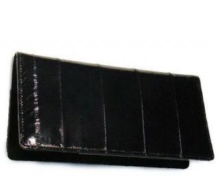 Lee Sands Ladies Eelskin Long Pocket Wallet —