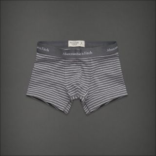 Abercrombie Fitch Coden Dam Grey Stripe Underwear Boxer Brief