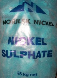 10 pound (bag) Nickel sulfate , crystals (Nickel Plating)