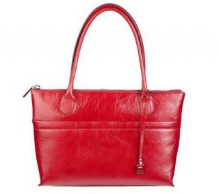 Hobo Florence LeatherDaniella Zip Top Tote w/ Front Pocket —