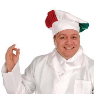  Italian Chef Hat Cap Kitchen Cook Baker Adult Costume New
