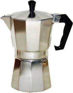 Espresso Coffee Maker 3 Cup Stove top Italian Cuban Latte Mocha Pot