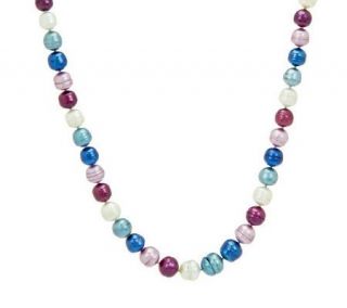 Honora Cultured Freshwater Ringed Pearl 20 Graduated Necklace