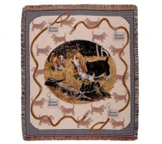 Bassett Hound Throw by Simply Home —