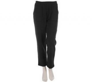 Sport Savvy Essentials Stretch French Terry Petite Ankle Pants