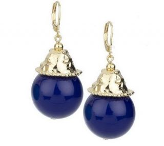 As Is KJL Aegean Bead Drop Earrings —