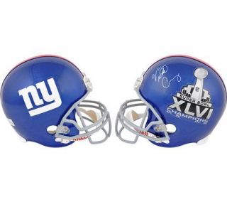 Super Bowl XLVI New York Giants Victor Cruz Autographed Replica Helmet 