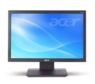 Acer 193WB 19 Diagonal Widescreen TFT LCD Monitor   Black —