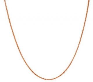18K Rose Gold Plated Sterling 20 Coreana Chain —