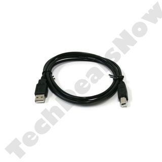 ft USB A to B HP Scanner Printer Computer PC Cable