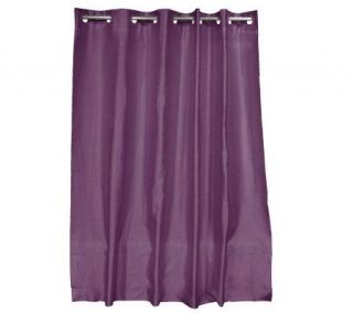 Hookless Faux Silk Water Repellent Shower Curtain —