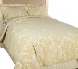 Isaac Mizrahi Live 4 PC King Size Damask Jacquard Comforter Set