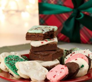 Cheryls 27 piece Frosted Cookie & Brownie Asst. in Holiday Box