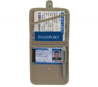 Travelon ID and Boarding Pass Holder with SnapClosure —