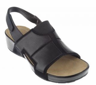 Rockport Leather & Suede Adjustable Backstrap Sandals —