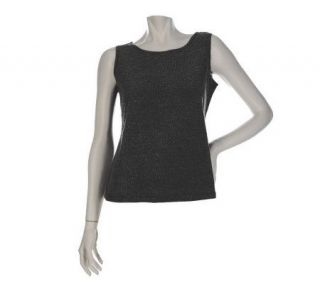 Effortless Style by Citiknits Metallic Terry Tank Top —