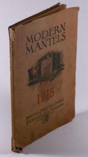 Catalog 1915 GOLDEN OAK FIREPLACE MANTELS by KNOXVILLE FURNITURE