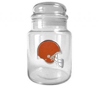 NFL Cleveland Browns 31oz Glass Candy Jar —
