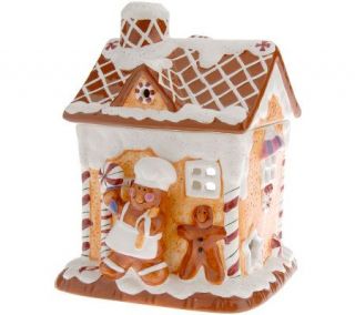 Frosted Gingerbread Fragrance Pot with 30 Melts by Lori Greiner