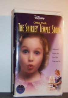 Child Star The Shirley Temple Story Disney VHS 2001 786936146066