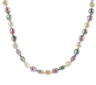 Honora Cultured FreshwaterPearl 7.0mm Baroque 54 Pastel Strand 