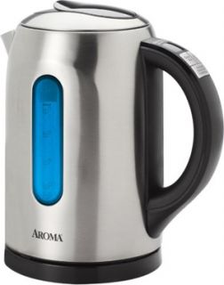 Cordless 6 Cup Electric Kettle   Stainless Steel Hot Water Tea Coffee