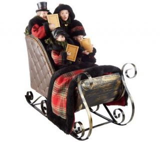 piece Dickens Carolers in Sleigh by Valerie —