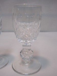 Vintage Waterford Crystal Colleen Short Stem Shot Glasses