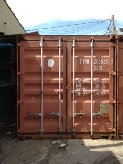8W x 8H x 20L double door metal shipping storage cargo container great