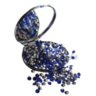  Royal Blue&Silver 4.5mm Diamond Confetti Wedding Party Scatter CRYSTAL