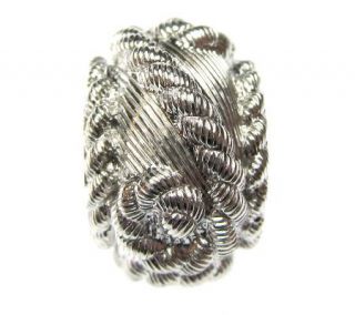 Judith Ripka Sterling Raised Swirl Design Charm —