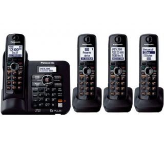 Panasonic DECT 6.0 Plus Answering System with 4Handsets   E250741