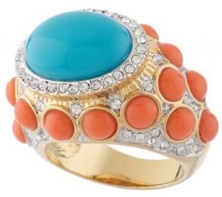 Kenneth Jay Lanes Fancy That Cabochon Ring —