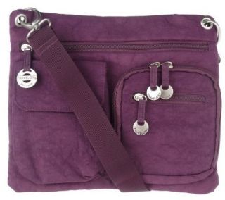 Travelon Crinkle Nylon Multi Pocket Crossbody Bag —