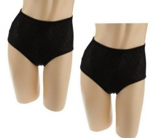 Barely Breezies Set of 2 Embroidered Mesh Briefs   A209936
